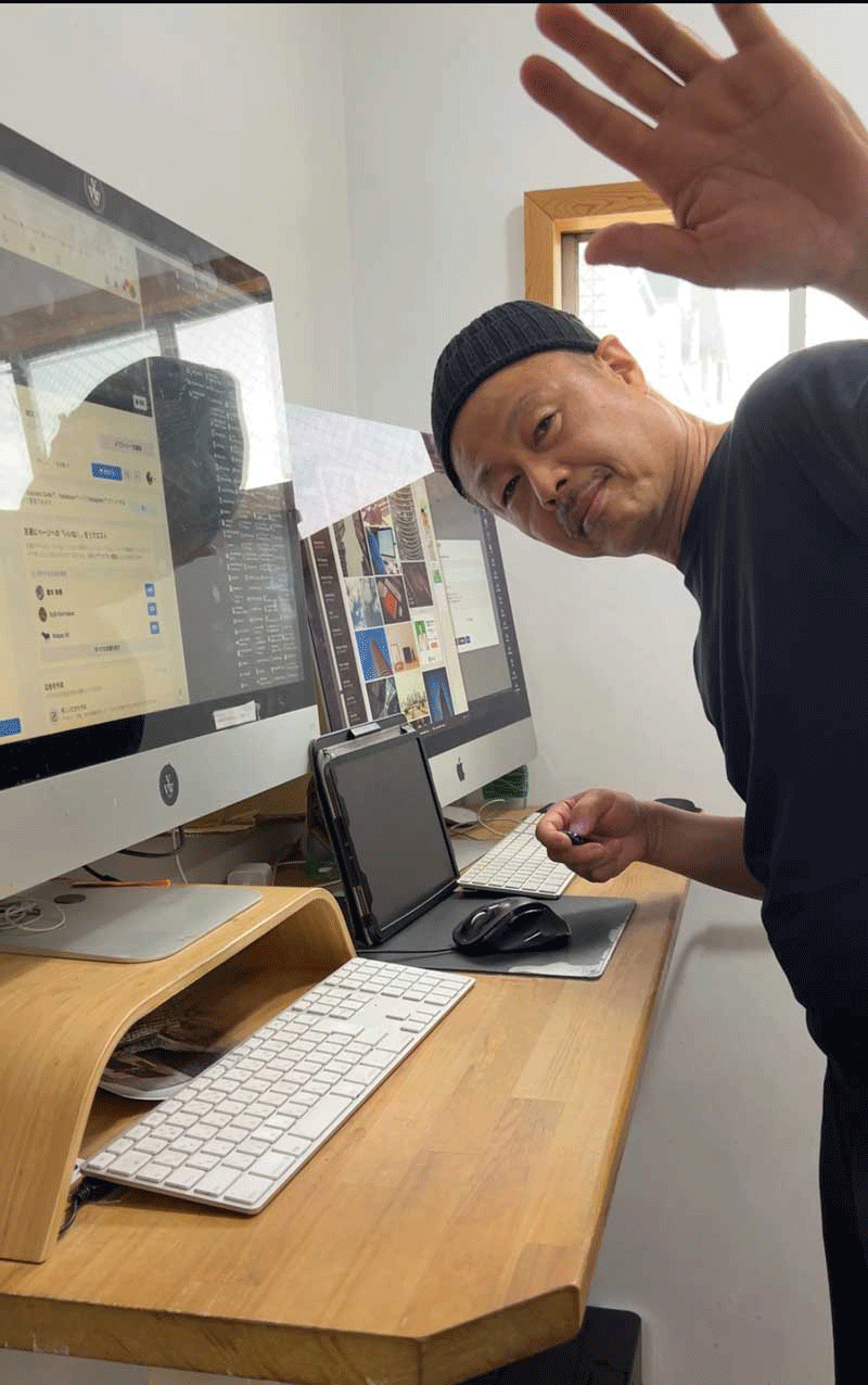 代表の写真